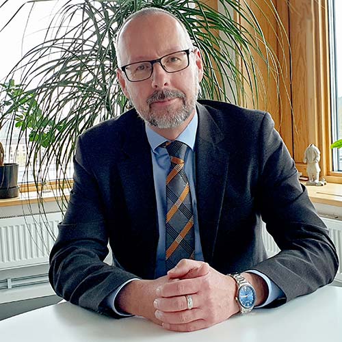 Universitetsdirektör Martin Melkersson, foto.