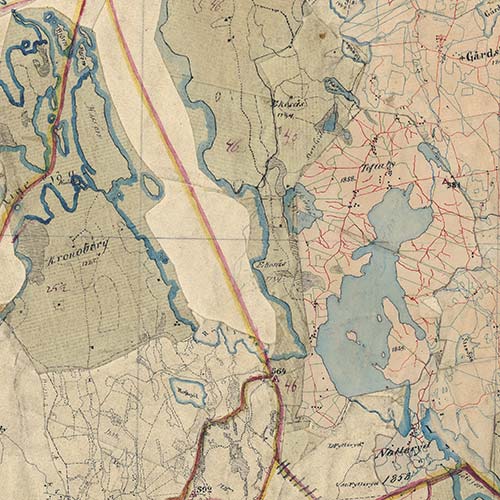 Ett exempel på en gammal karta.