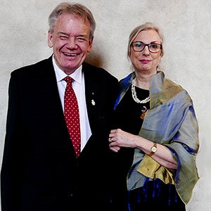 Åsa Ahrland med maken Gert Magnusson, foto.