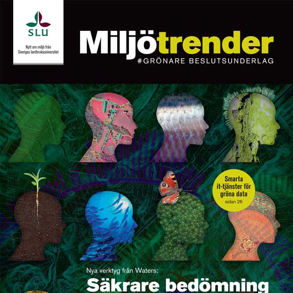 Omslag, Miljötrender 2016: Jenny Svennås-Gillner, SLU 