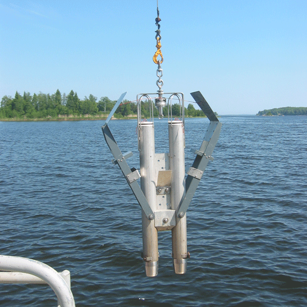 Sedimentprovtagare. Foto: Kristina Sundqvist