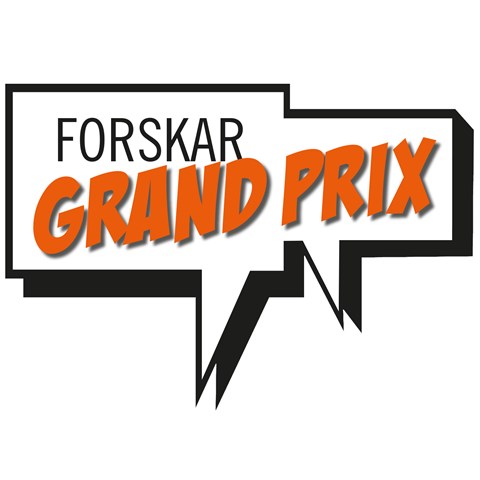 Logotype for Forskar Grand Prix. Picture.
