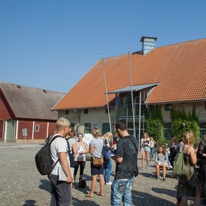Students at campus SLU Alnarp. Photo: Jenny Svennås-Gillner