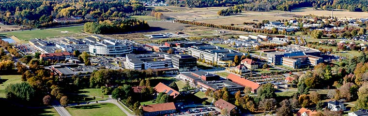 Aerial wiew over Ultuna, photo.