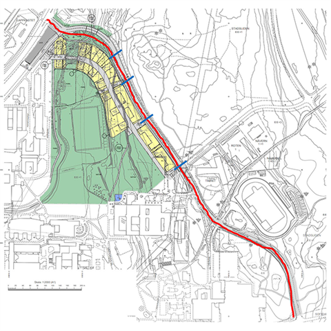 Map over Petrus Laestadius Vag