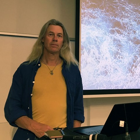 Mattias Sköld, forskare och senior miljöanalysspecialist på institutionen för akvatiska resurser, SLU. Foto.