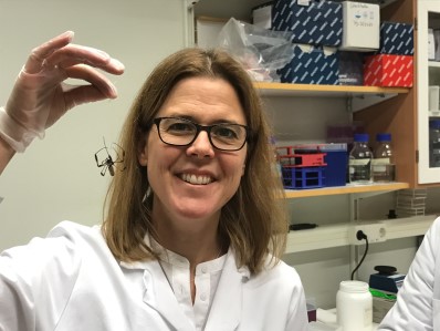 Anna Rising i labbmiljö