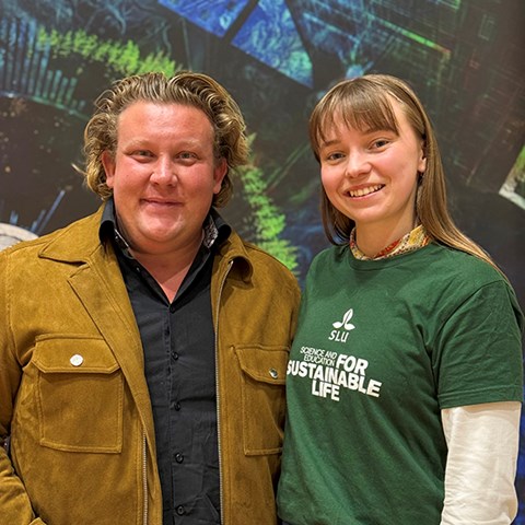 Karl-Fredrik Gustafsson och Betty Lundmark.