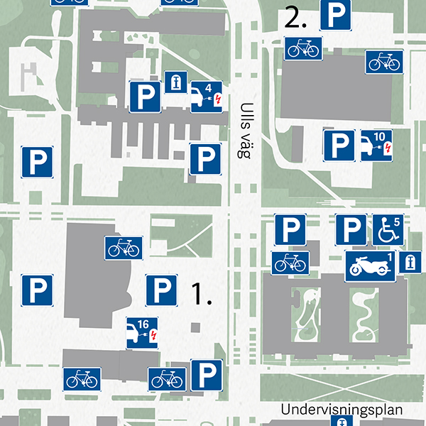 Map Parking Campus Ultuna