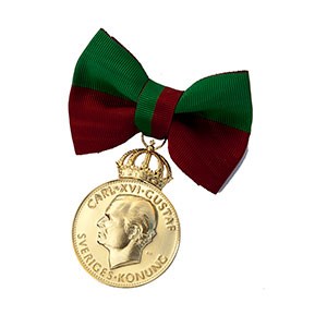 One of SLU Medals for Distinguished Service, photo.